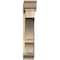 Ekena Millwork Balboa Traditional Rough Sawn Bracket w/ Offset Brace, Douglas Fir, 8"W x 40"D x 40"H BKT0806X40X40BOA01RDF - alternate 4